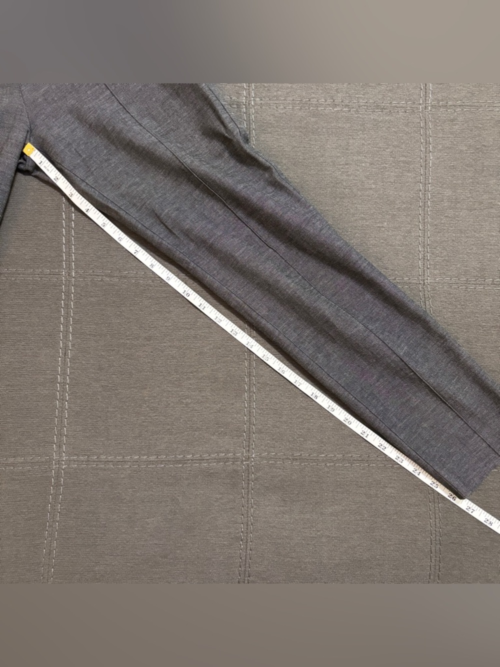 EXPRESS High Waisted Seamed Ankle Pants in Dark Grey | Crop Trouser | Size 00R - Picture 13 of 13